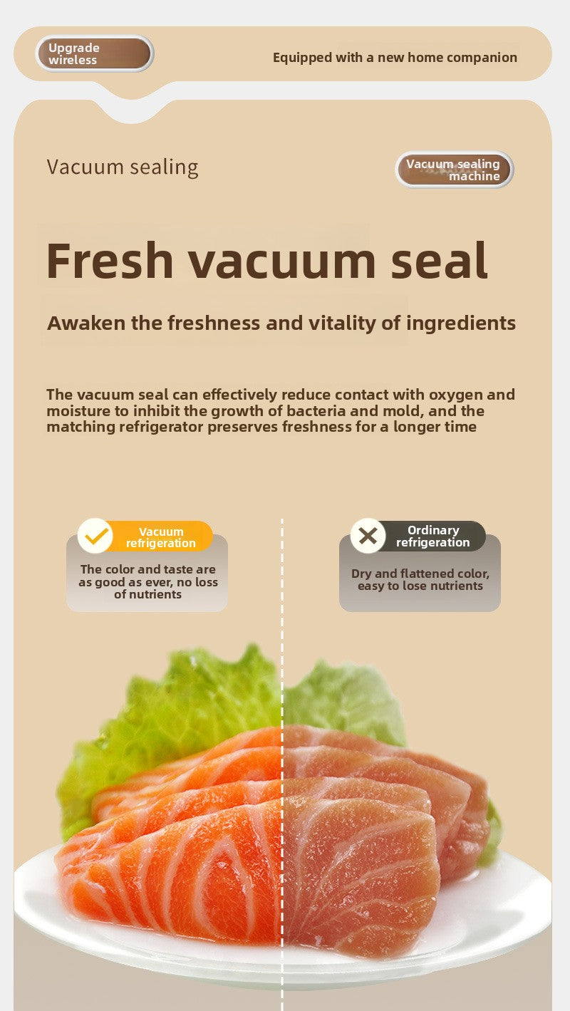 Straline Automatic Vacuum Sealer - Compact Food Preservation System for Home Kitchens