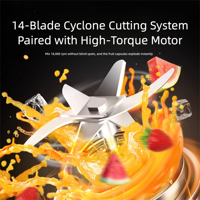 Strailine Portable Mini Juicer – Rechargeable Multi-Function Fruit Blender