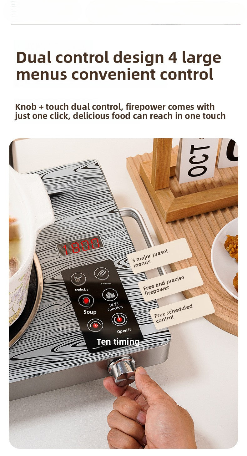 Strailine Infrared Ceramic Stove – High-Power Smart Cooker