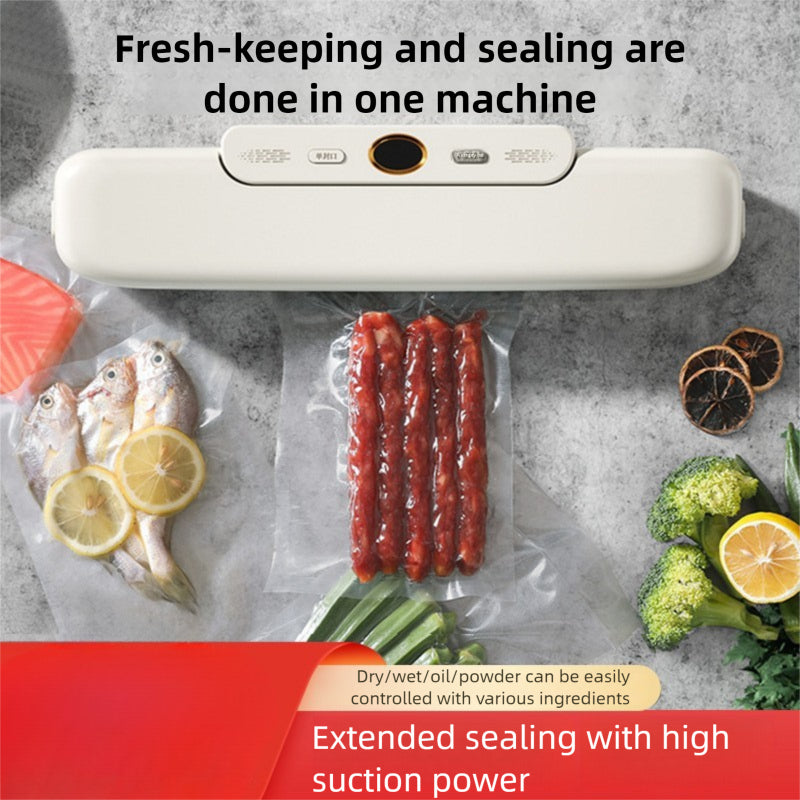 Straline tomatic Vacuum Sealer for Home Use - Universal Bag Compatibility, One-Touch Food Preservation