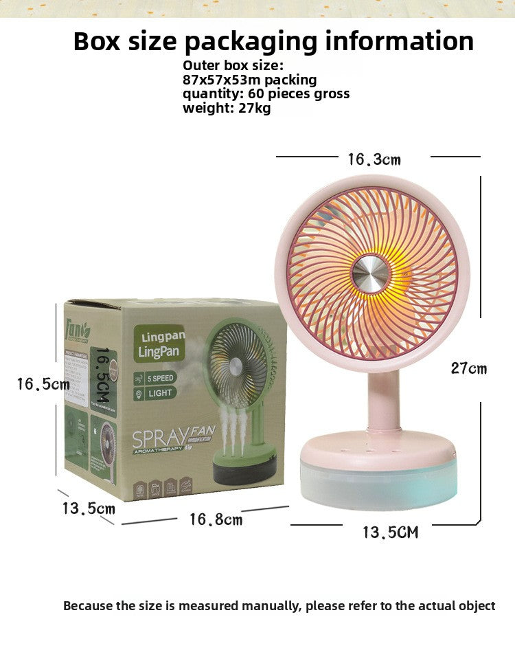 Strailine Mini Desktop Fan – Strailine Water Spray
