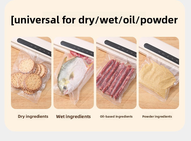 Straline Automatic Vacuum Sealer - Compact Food Preservation System for Home Kitchens