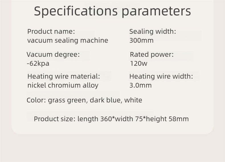 Strailine New Model Vacuum Sealer for Home Use - Compact Food Preservation System with Airtight Bag Sealing