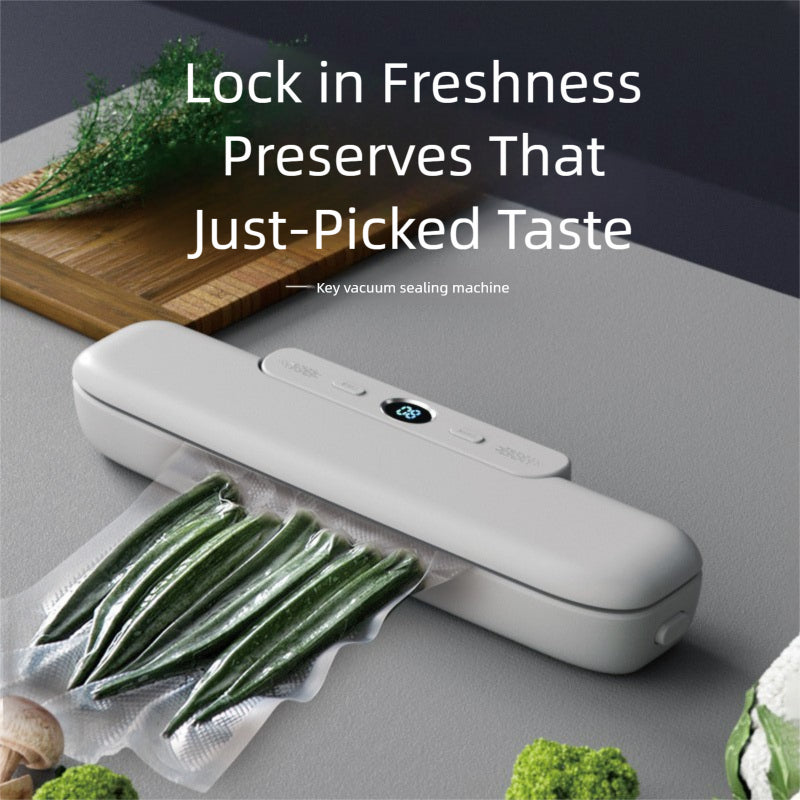 Straline tomatic Vacuum Sealer for Home Use - Universal Bag Compatibility, One-Touch Food Preservation