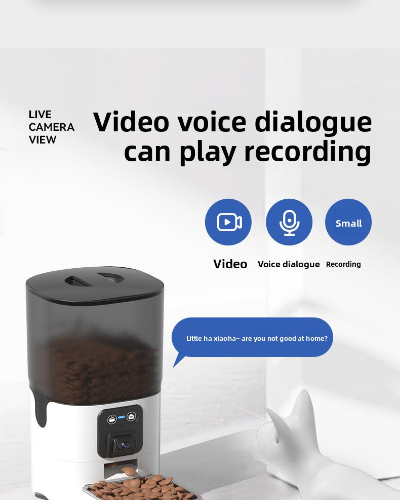 Strailine WiFi Pet Feeder – Automatic Food Dispenser