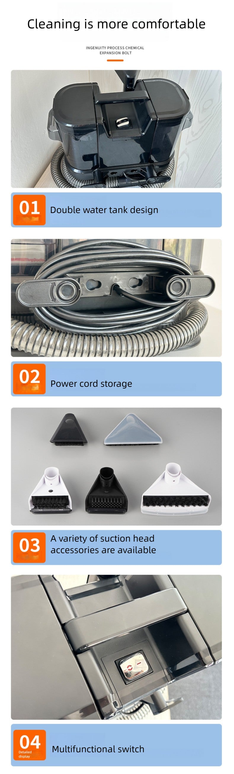 Strailine Deep Clean 360°| All-Around Home Cleaning Tool