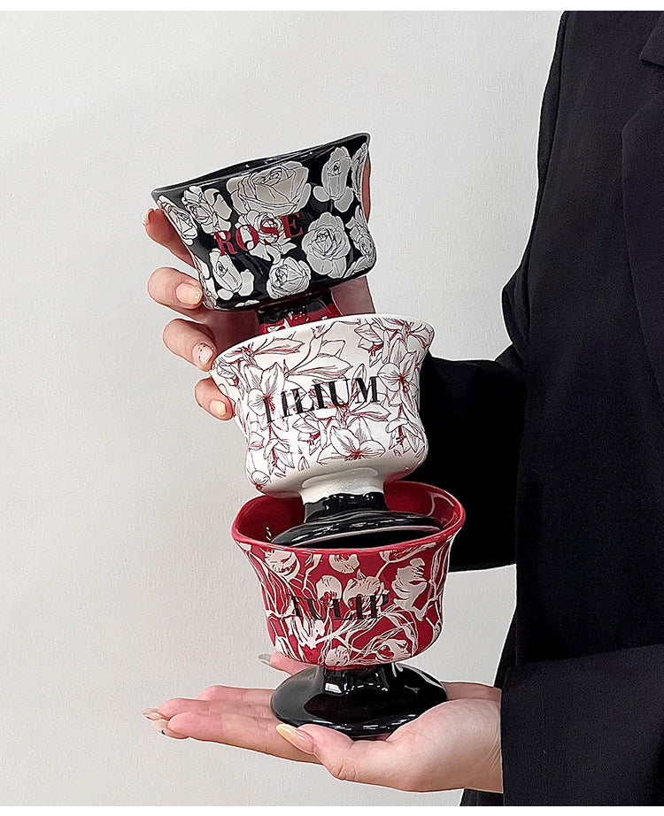 Strailine High-End Portable Ceramic Tea Cup - High-Temperature Resistant