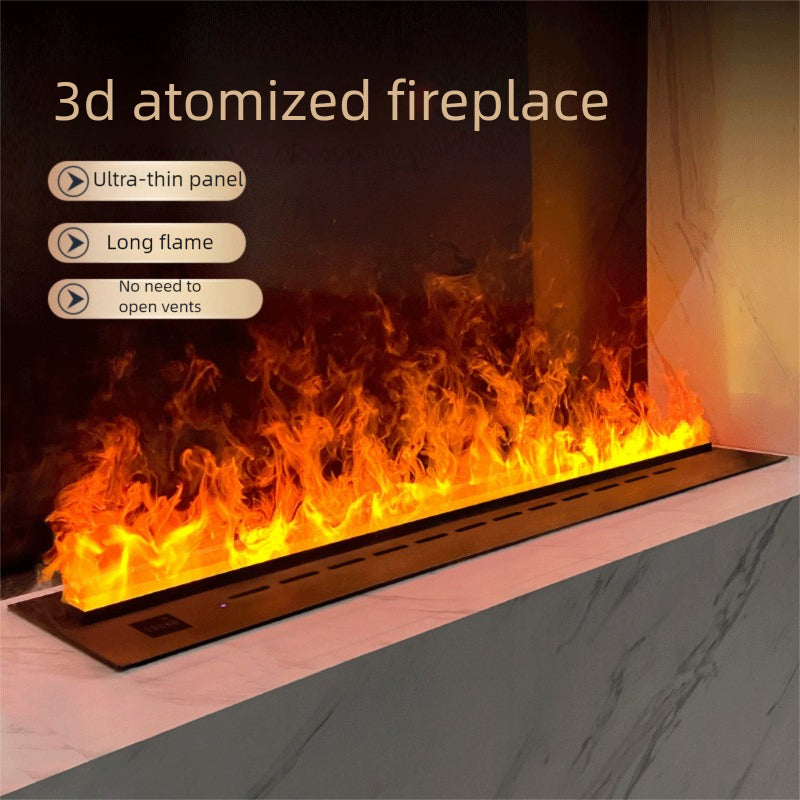 Straline Ultra-Thin Electric Fireplace Humidifier - Home Decor & TV Cabinet Design