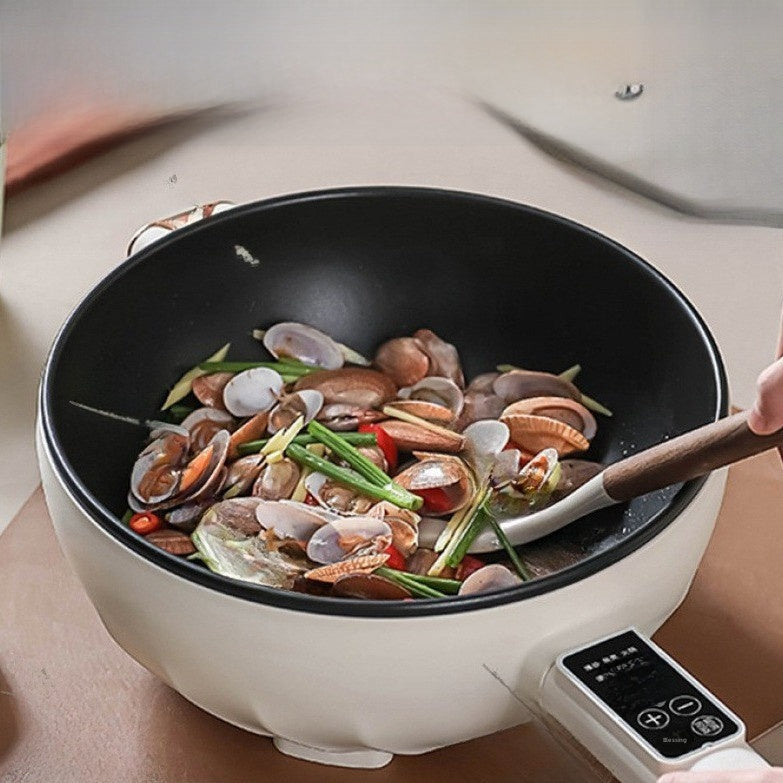 Strailine Multi-Function Electric Cooker, Non-Stick Hot Pot, Steamer & Skillet