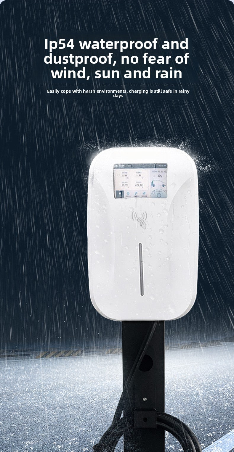 Strailine Smart 7kW EV Charger – 220V with Card & QR Code Access