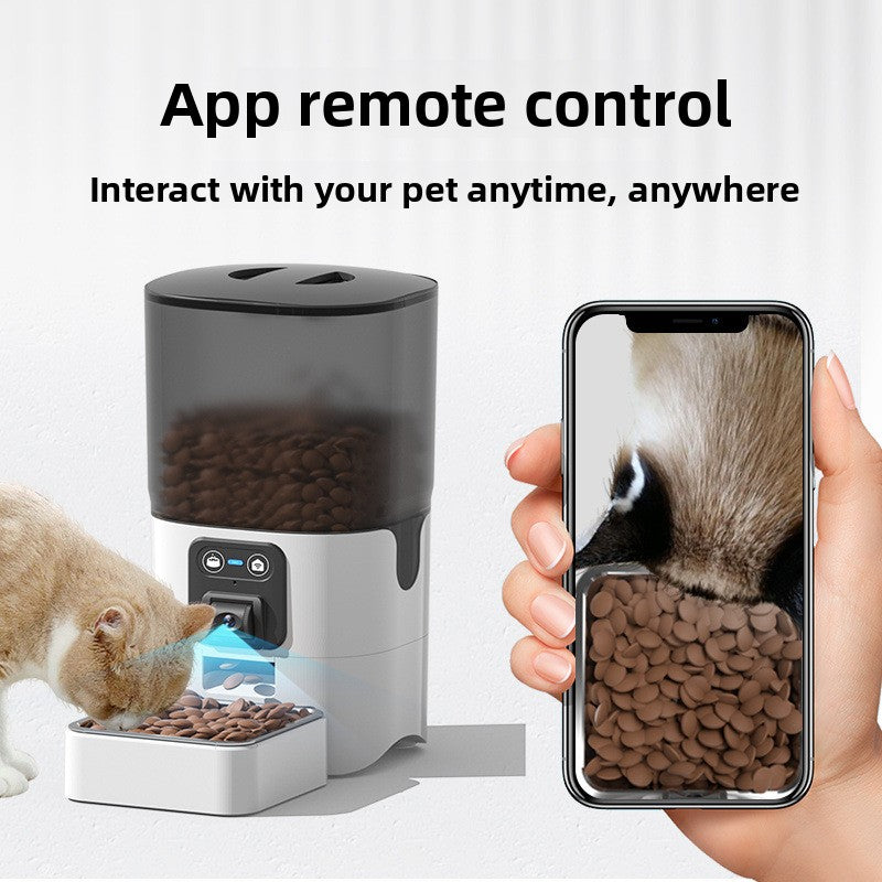 Strailine WiFi Pet Feeder – Automatic Food Dispenser