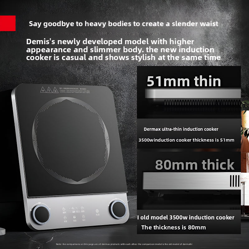 Straline Commercial Induction Cooktop - 3500W Professional Burner