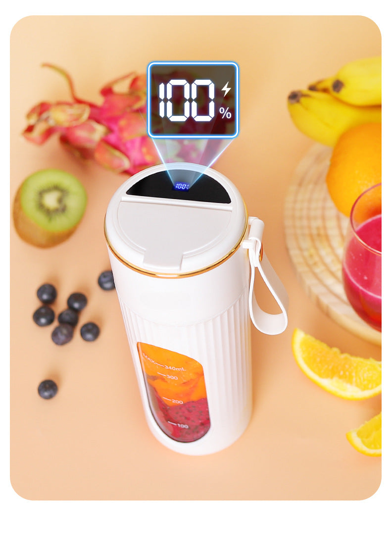 Strailine Portable Mini Juicer – Rechargeable Multi-Function Fruit Blender