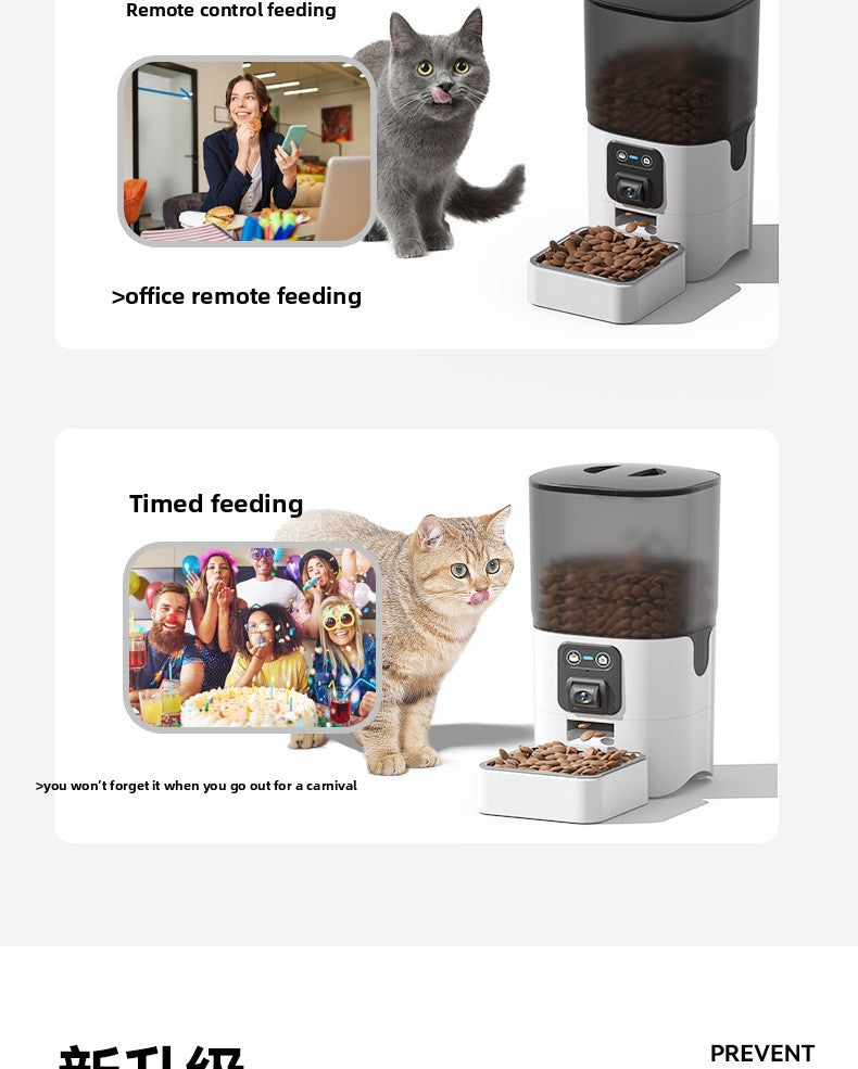 Strailine WiFi Pet Feeder – Automatic Food Dispenser
