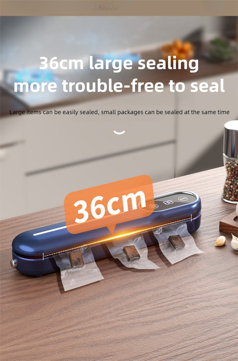 Strailine New Model Vacuum Sealer for Home Use - Compact Food Preservation System with Airtight Bag Sealing