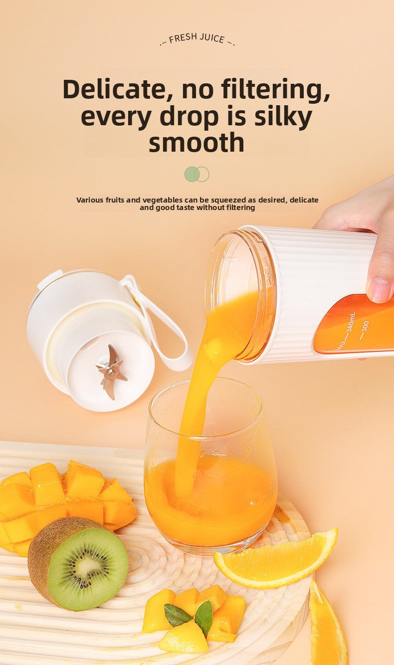 Strailine Portable Mini Juicer – Rechargeable Multi-Function Fruit Blender