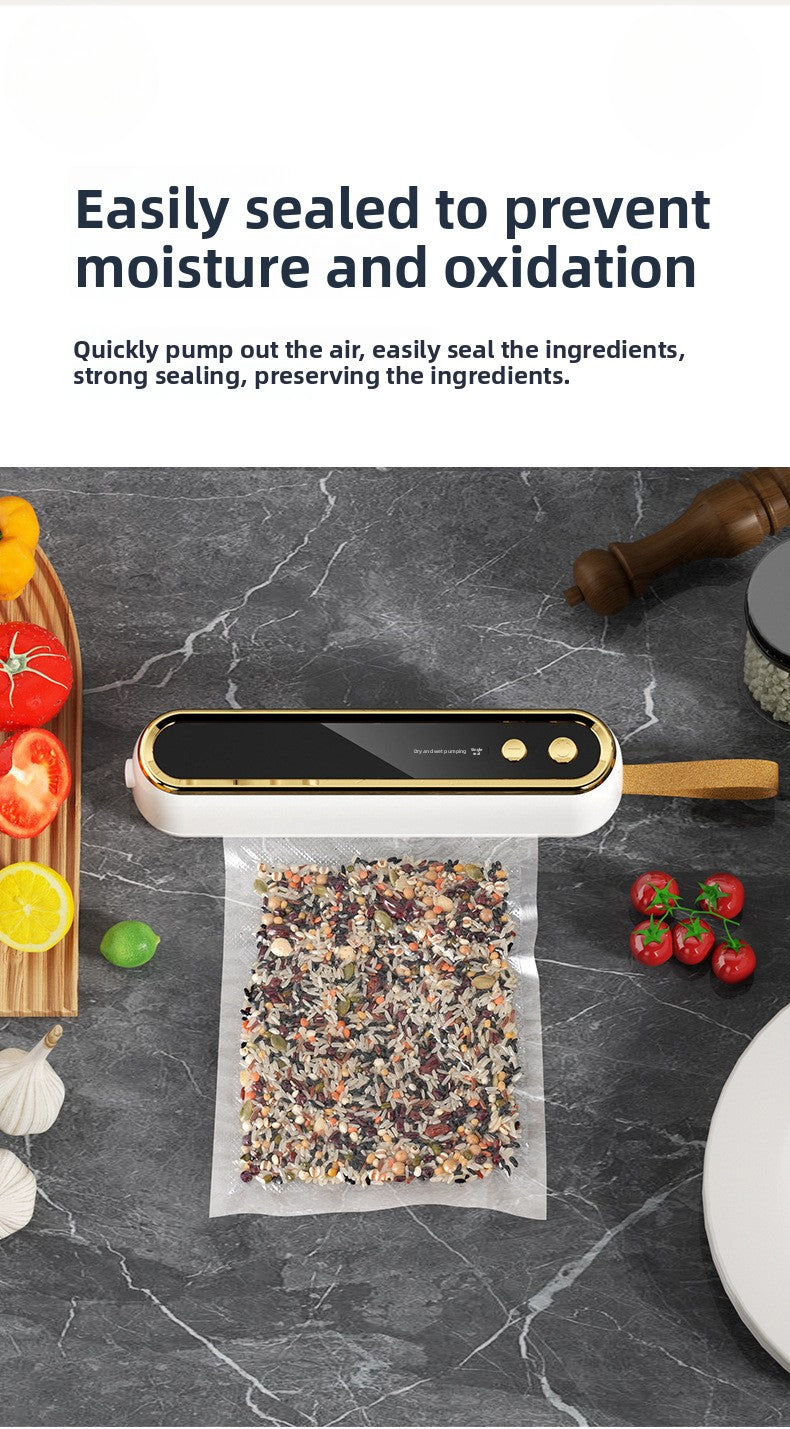 Straline USB Mini Vacuum Sealer - Food Saver & Bag Sealer for Kitchen