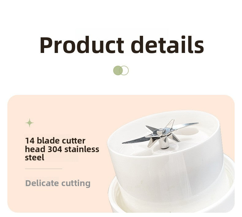 Strailine Portable Mini Juicer – Rechargeable Multi-Function Fruit Blender