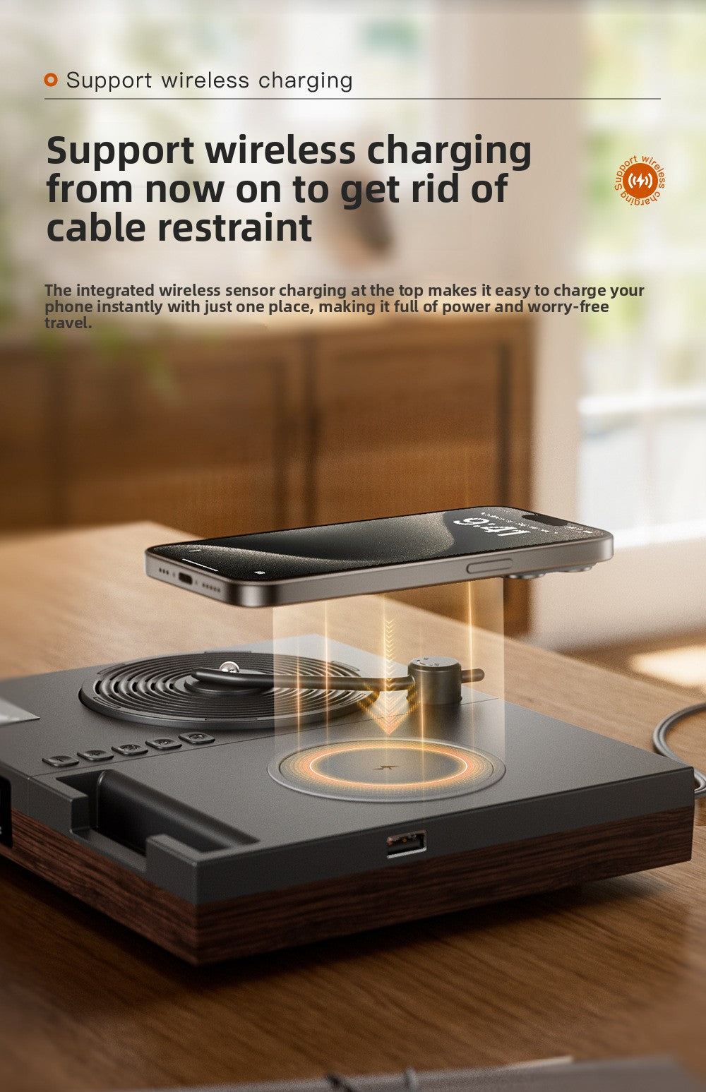 Strailine Wireless Bluetooth Speaker – HiFi Stereo, Mini