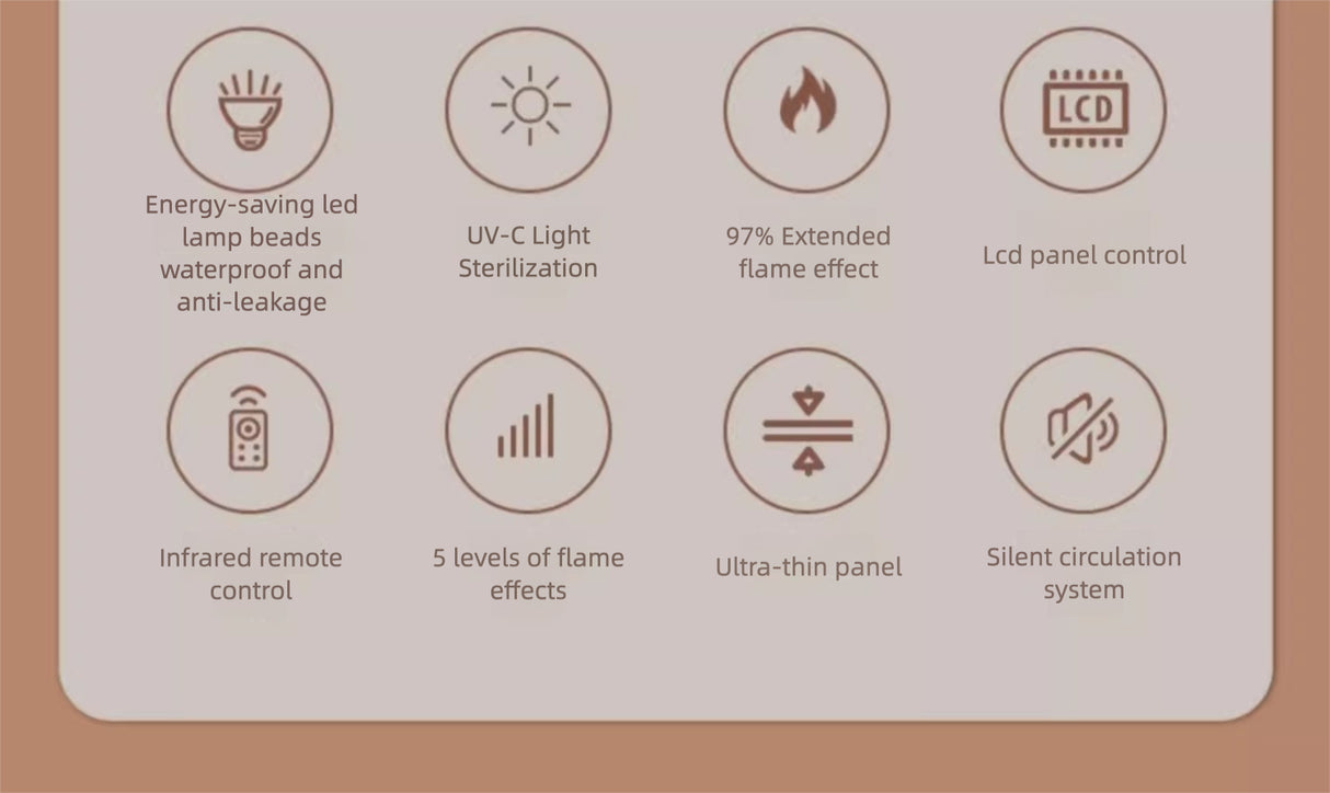 وحدة تحكم الوسائط الذكية Straline: مدفأة ثلاثية الأبعاد مدمجة ومرطب بالموجات فوق الصوتية