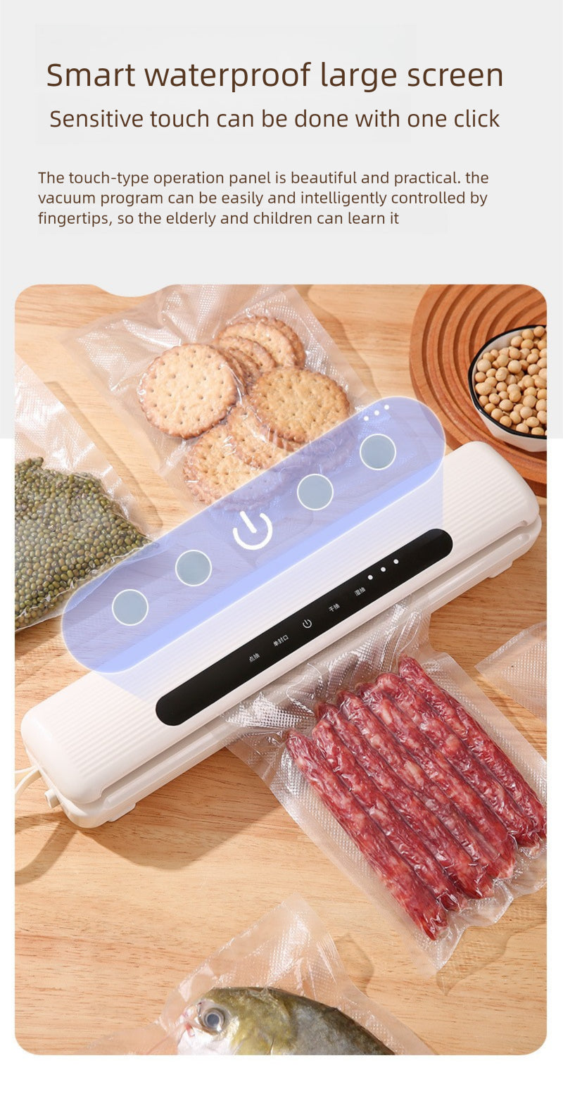 Straline Cordless Vacuum Food Sealer - Preserves Freshness, 1-Touch Auto Seal for Bags