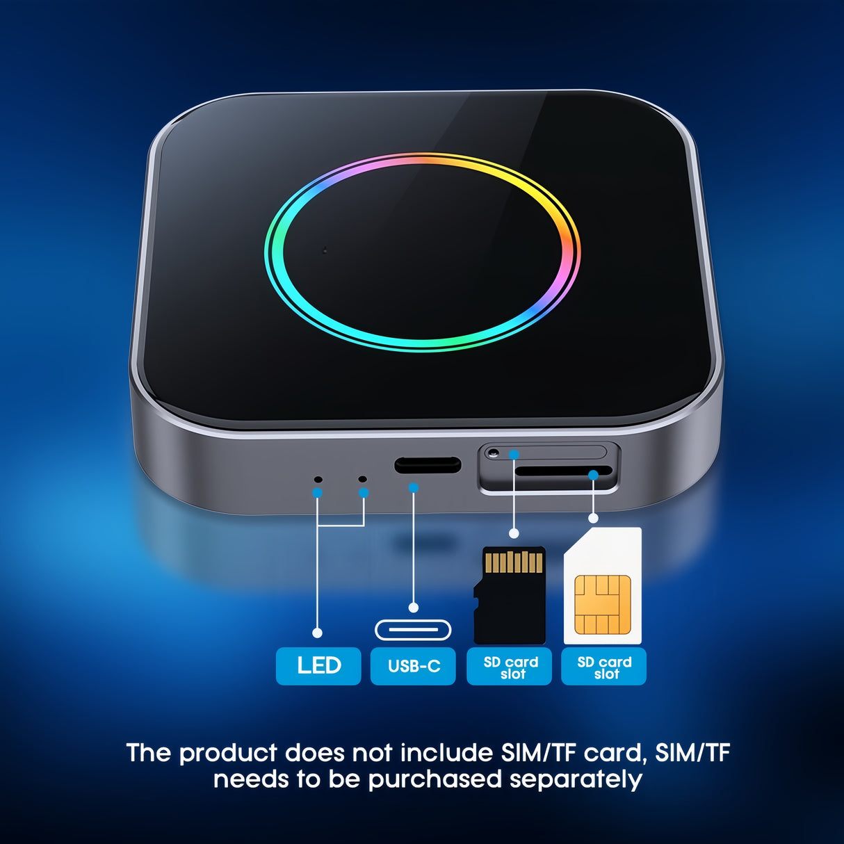 Strailine 3-in-1 Wireless CarPlay, Android Auto Adapter Plug & Play, Supports Netflix, YouTube, and TF Card. Works with Android Auto Cars.