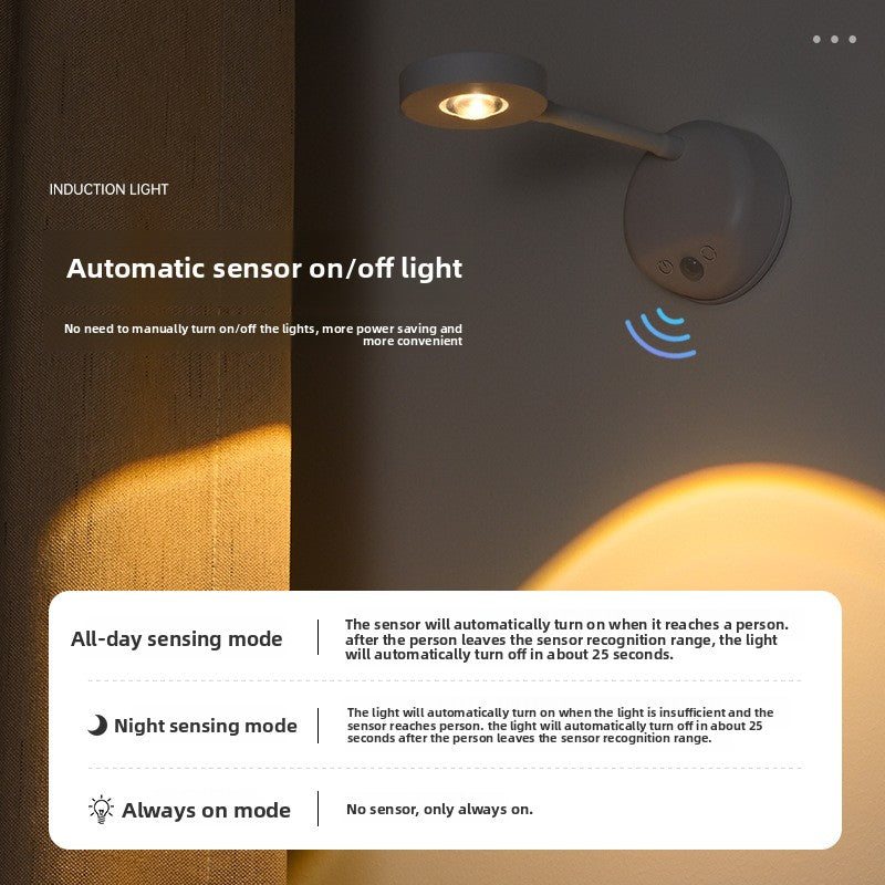 Streline Wireless Indoor Wall LED Spotlight – Smart Motion Sensor Light with Remote