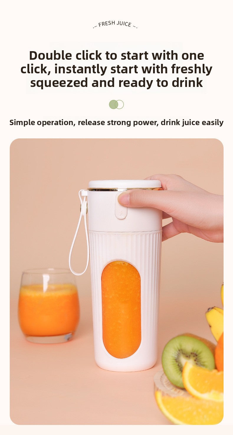 Strailine Portable Mini Juicer – Rechargeable Multi-Function Fruit Blender