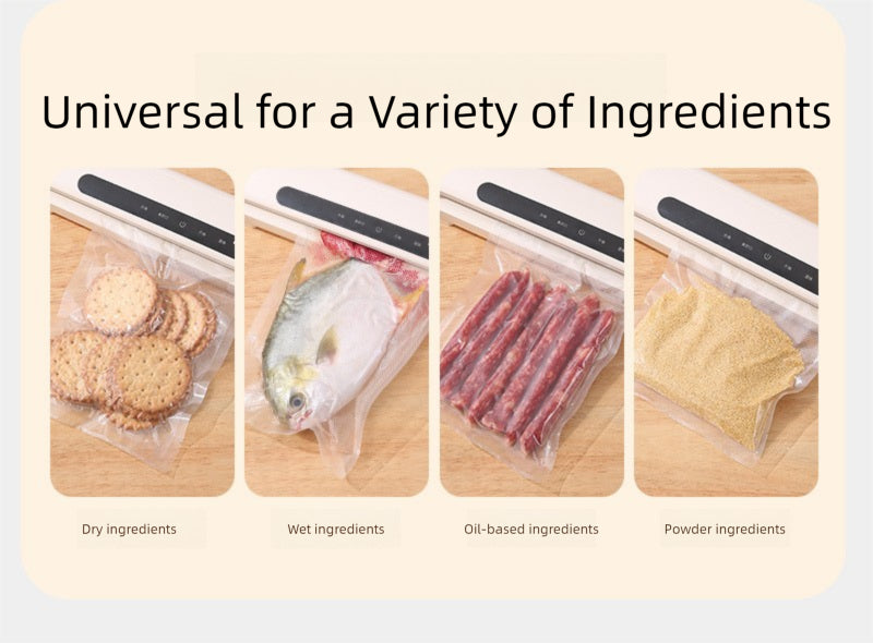 Straline Cordless Vacuum Food Sealer - Preserves Freshness, 1-Touch Auto Seal for Bags