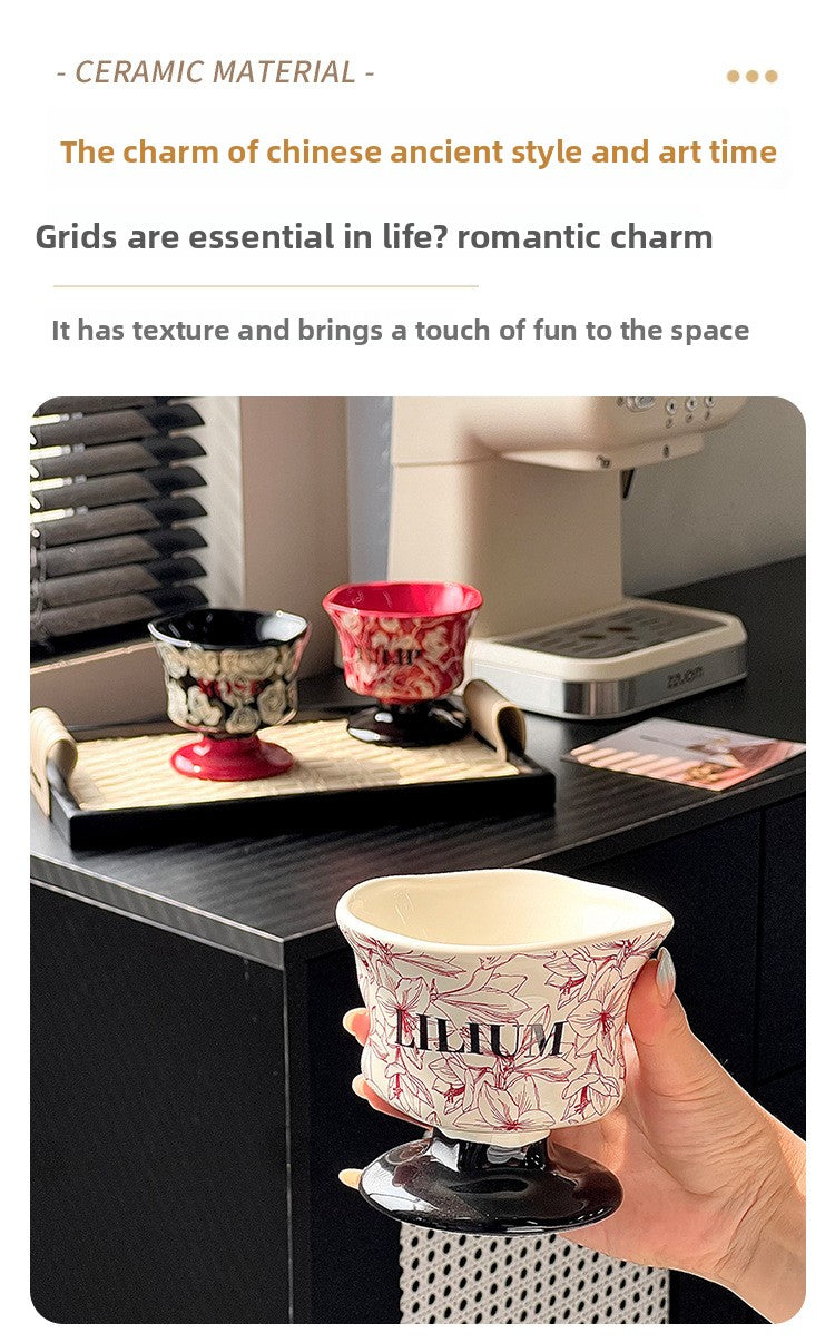 Strailine High-End Portable Ceramic Tea Cup - High-Temperature Resistant