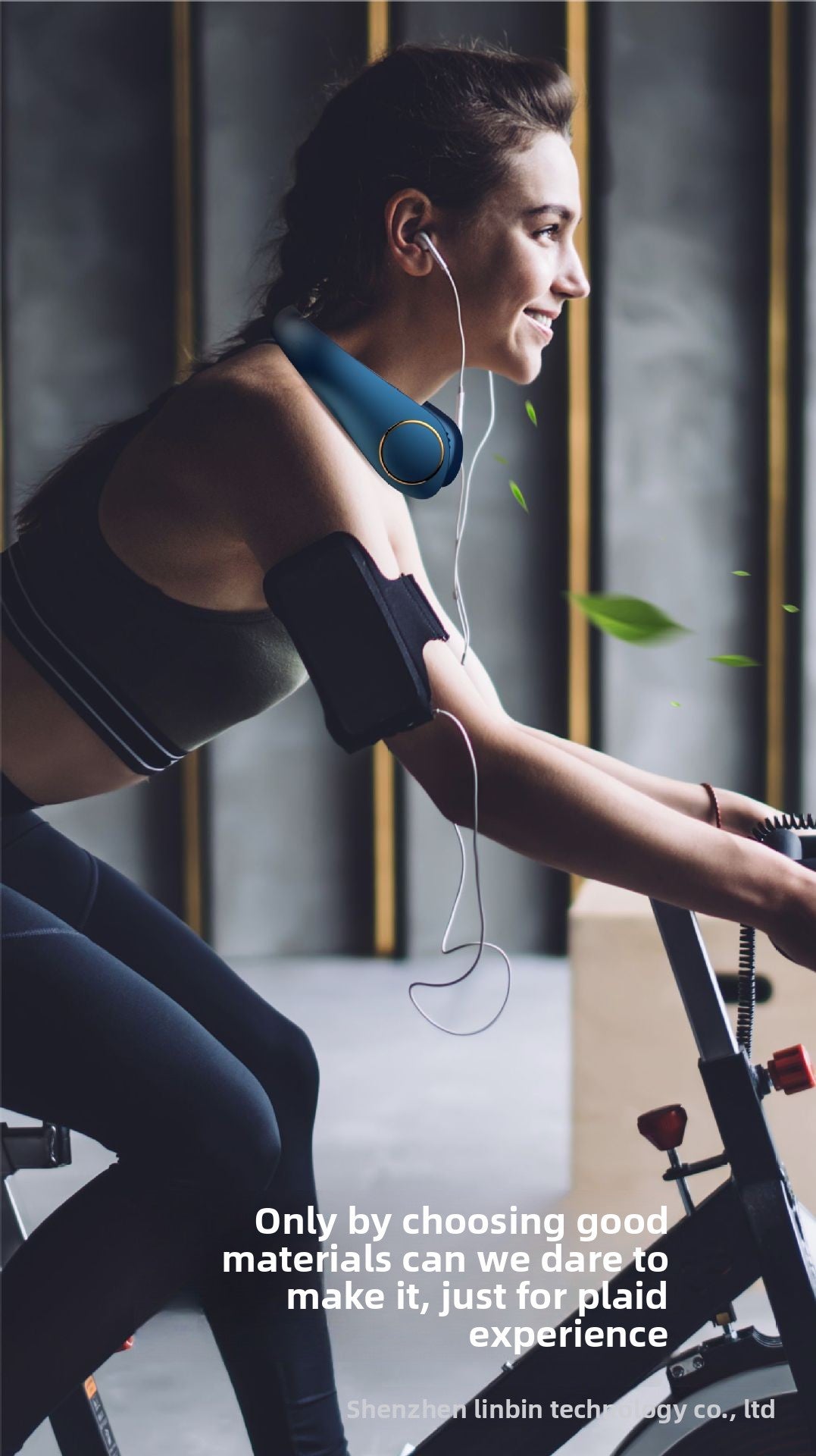 Strailine New Hanging Neck Fan, Portable Personal Cooling Fan, Handheld Bladeless Neck Fan