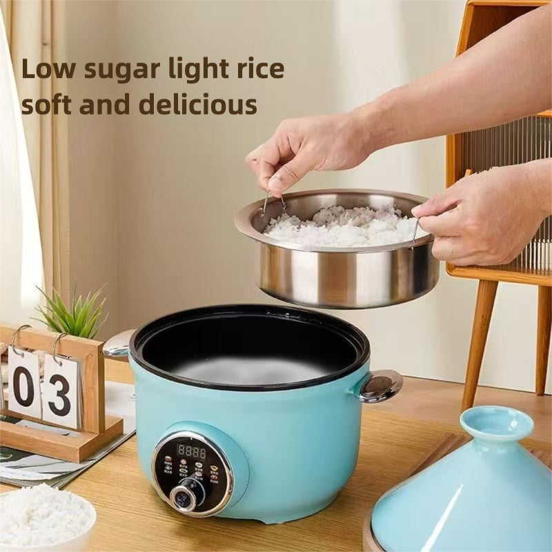 Strailine 3L Electric Tagine Pressure Cooker - Multi-Function Micro Pressure Cooker w/ Steaming