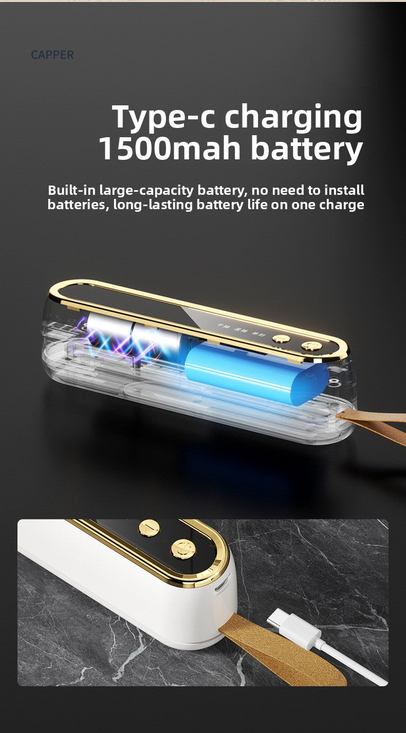 Straline USB Mini Vacuum Sealer - Food Saver & Bag Sealer for Kitchen