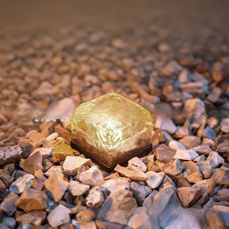 Strailine Solar LED Ice Brick Light – Outdoor Garden & Pathway Decorative Lamp