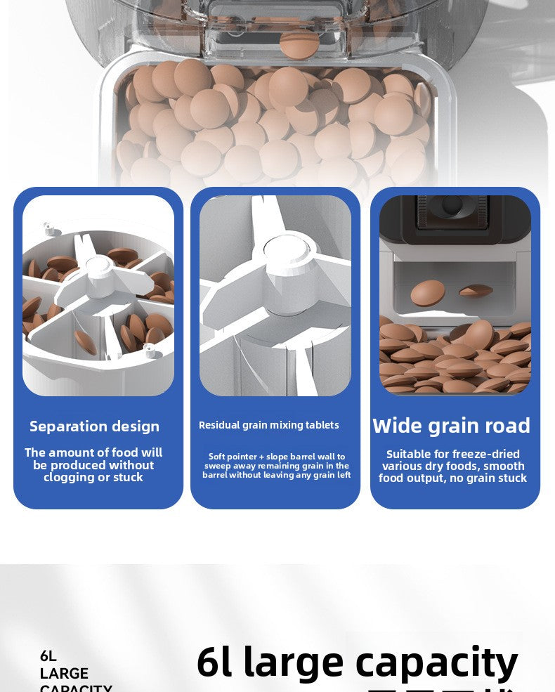 Strailine WiFi Pet Feeder – Automatic Food Dispenser