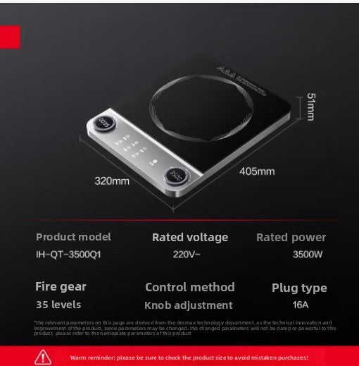 Straline Commercial Induction Cooktop - 3500W Professional Burner