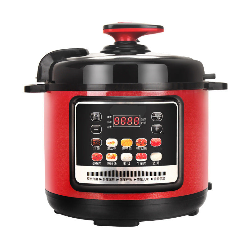 StrailineMultifunctional Electric Pressure Cooker 2.5L 4L 5L 6L Double Pot Large Capacity Electric High Pressure Cooker Electric Rice Cooker