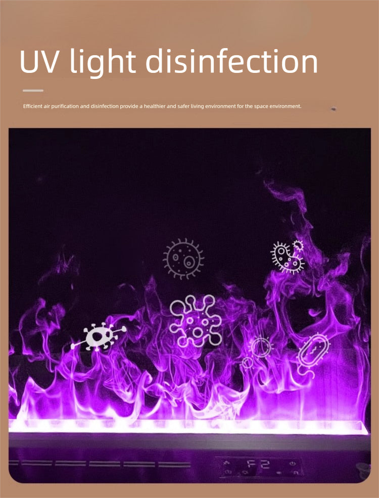 Straline Ultra-Thin Electric Fireplace Humidifier - Home Decor & TV Cabinet Design