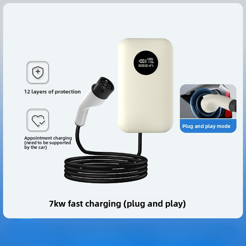 Strailine 7kW Type 2 EV Charger – 16A Home Charging
