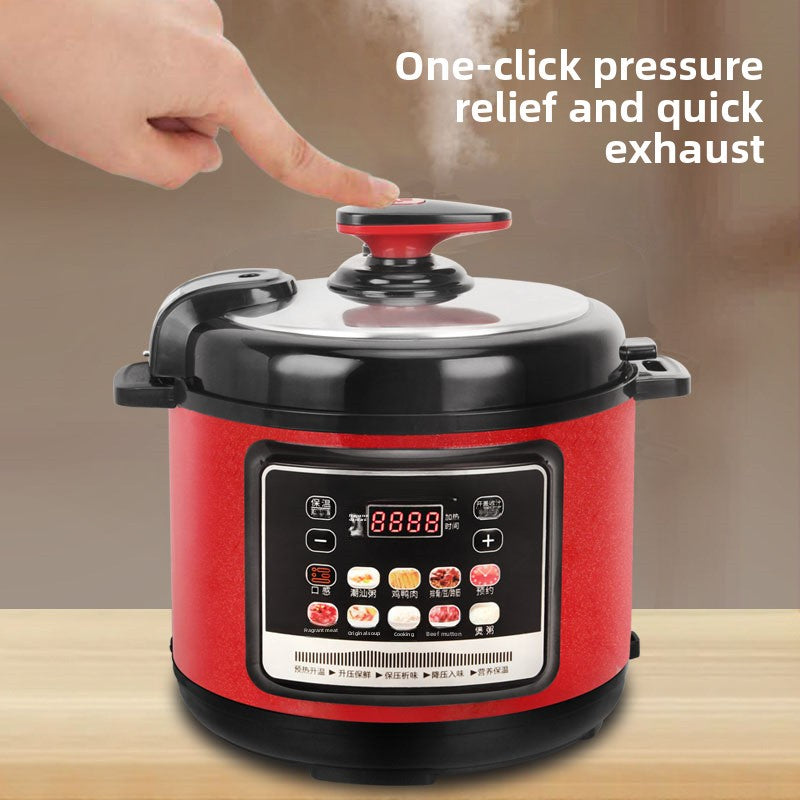 StrailineMultifunctional Electric Pressure Cooker 2.5L 4L 5L 6L Double Pot Large Capacity Electric High Pressure Cooker Electric Rice Cooker