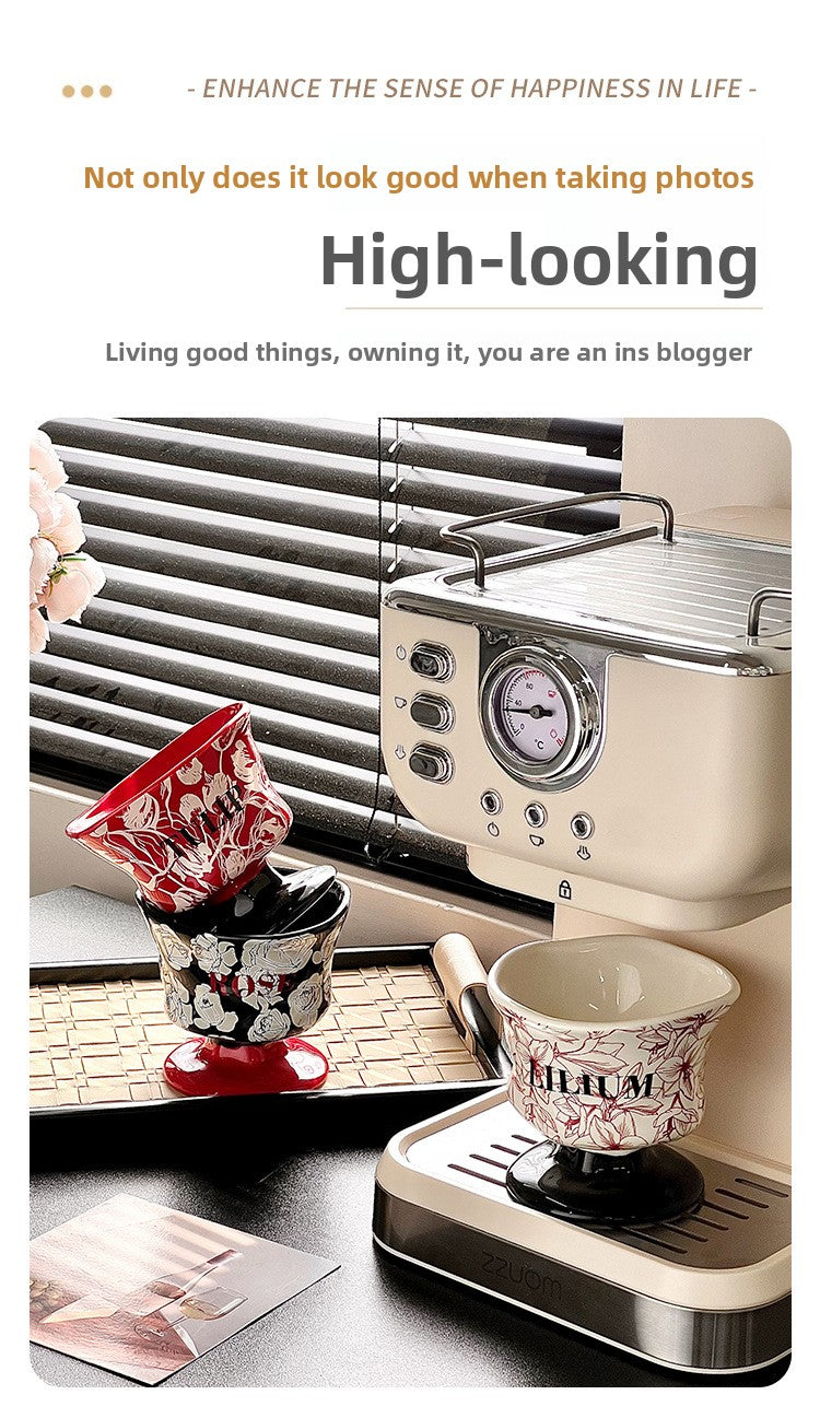 Strailine High-End Portable Ceramic Tea Cup - High-Temperature Resistant