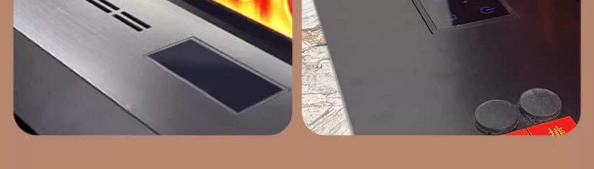 Straline Ultra-Thin Electric Fireplace Humidifier - Home Decor & TV Cabinet Design