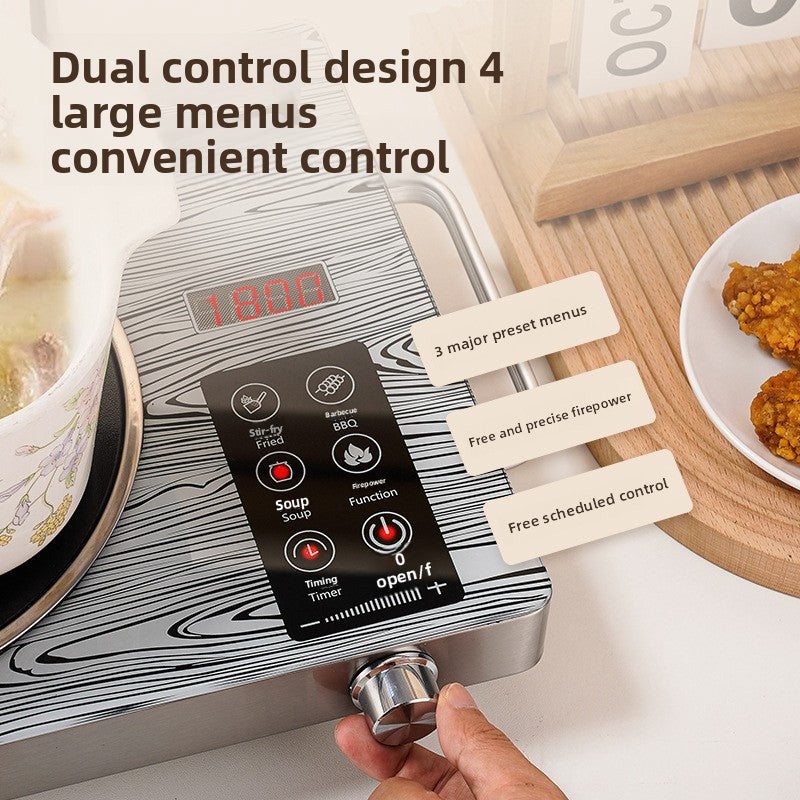 Strailine Infrared Ceramic Stove – High-Power Smart Cooker