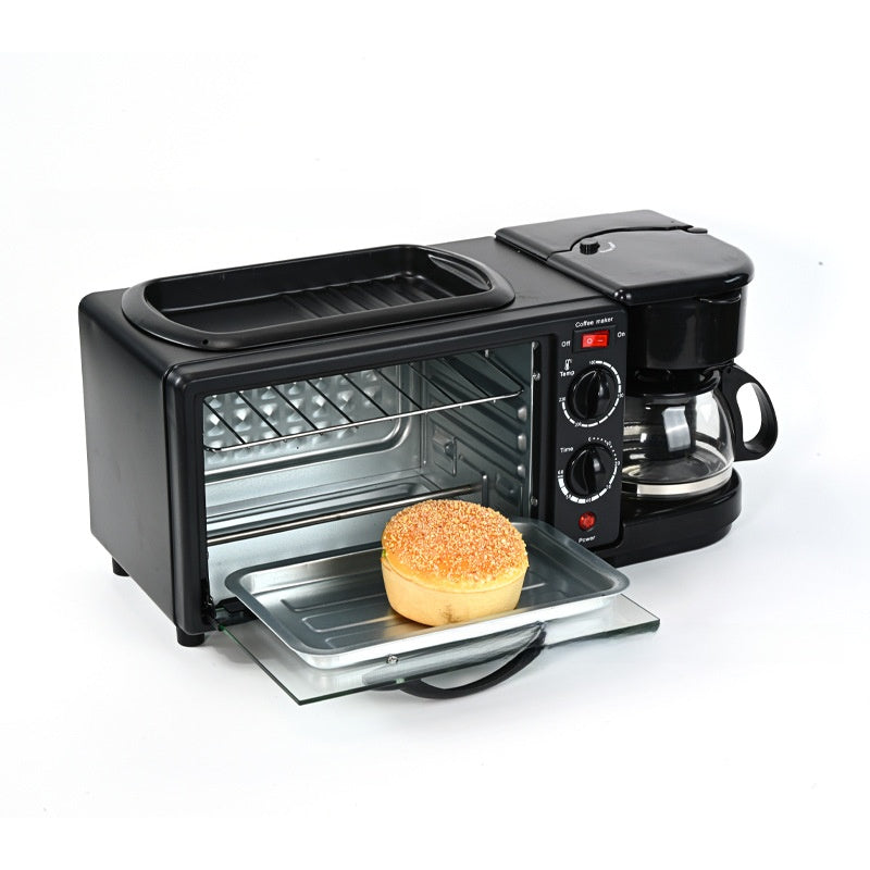 Strailine 3-in-1 Multifunctional Breakfast Machine: Oven, Frying Pan & Coffee Maker