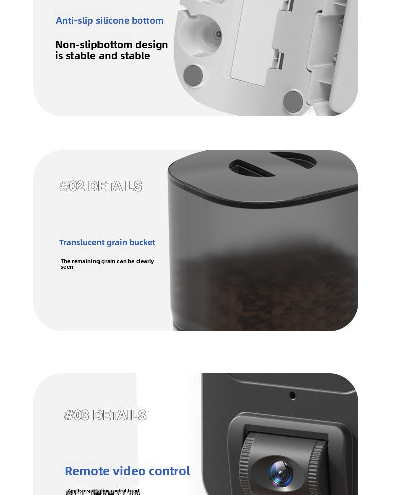 Strailine WiFi Pet Feeder – Automatic Food Dispenser