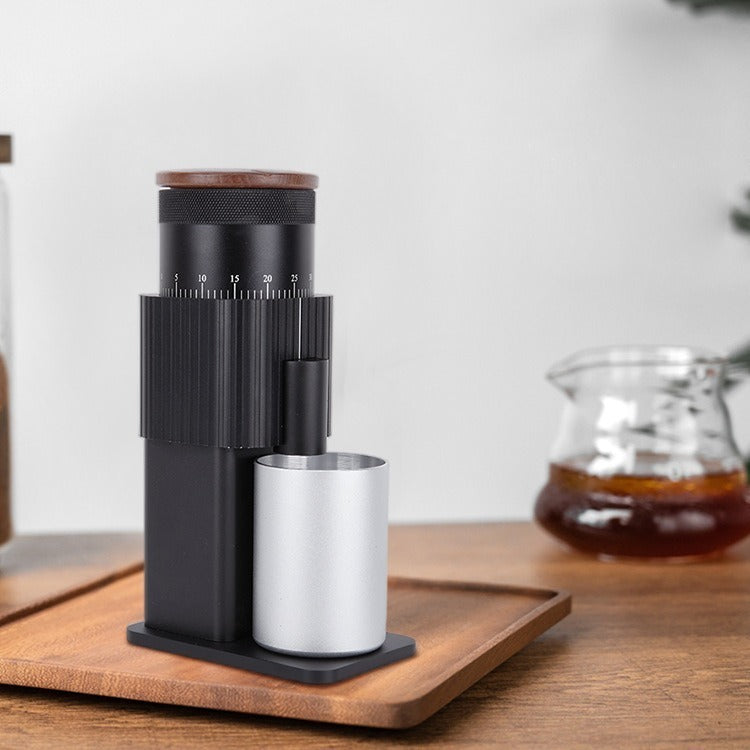 Strailine Electric Coffee Grinder USB Rechargeable, 6-Core Blade, Adjustable Grind