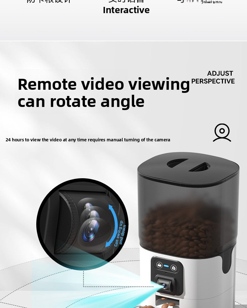 Strailine WiFi Pet Feeder – Automatic Food Dispenser