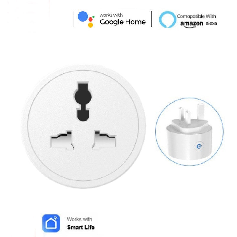 Strailine WiFi Smart Plug,16A WLAN Smart Socket with Energy Monitoring,2.4GHz Outlet with Smart Life APP Wireless Remote Control