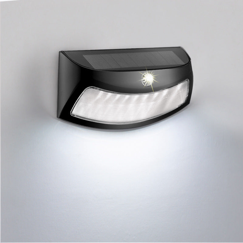 Solar Wall Lamp - IP65 waterproof, auto on/off, LED garden light for paths/terraces.