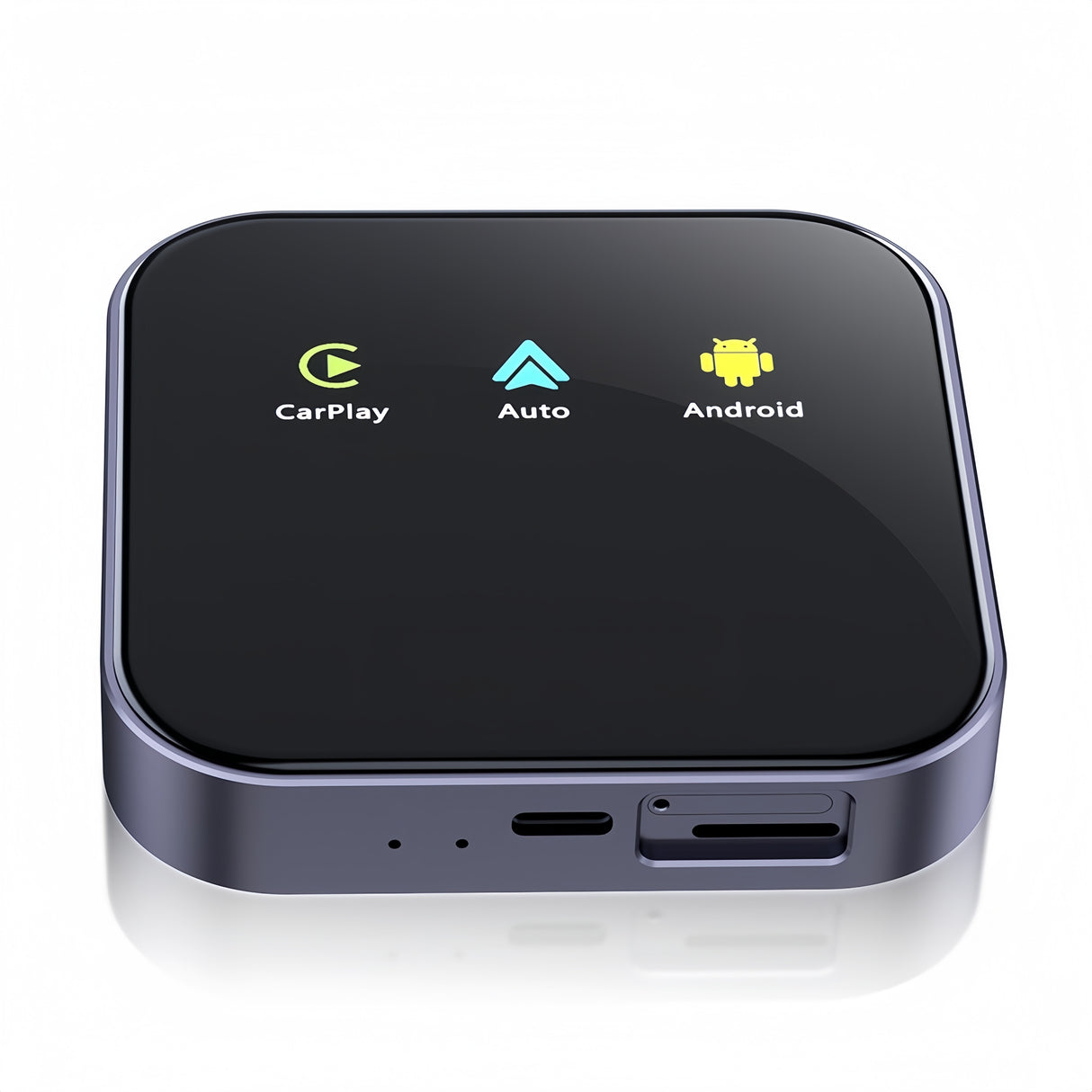 محول Straline CarPlay اللاسلكي 3 في 1، يدعم نتفليكس ويوتيوب وبطاقة TF. متوافق مع سيارات Android Auto.